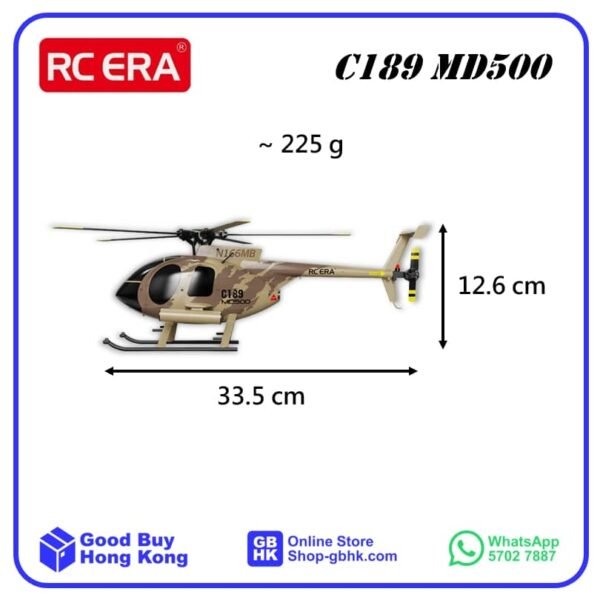 RC ERA C189 MD500 1:28 遙控像真直升機 (RTF)