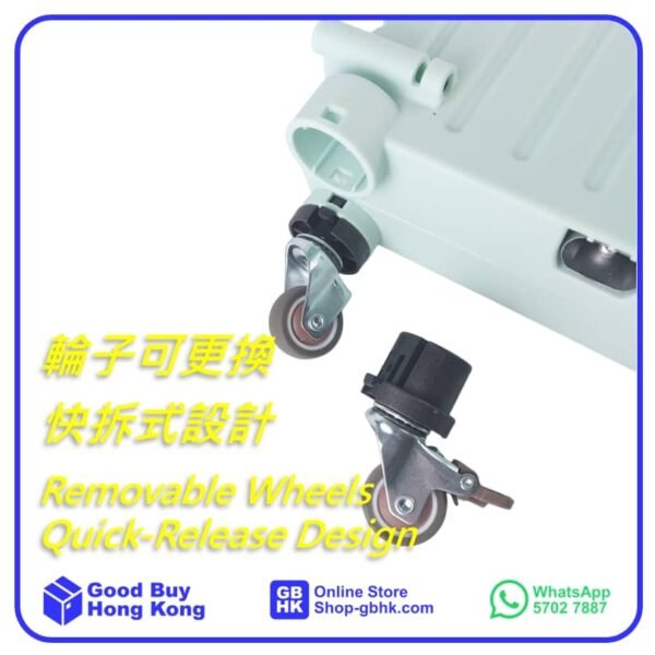 HOMSMART 4輪可摺疊購物車