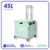 HOMSMART 4輪可摺疊購物車