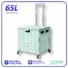 HOMSMART 4輪可摺疊購物車